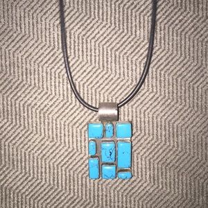 Turquoise stone necklace